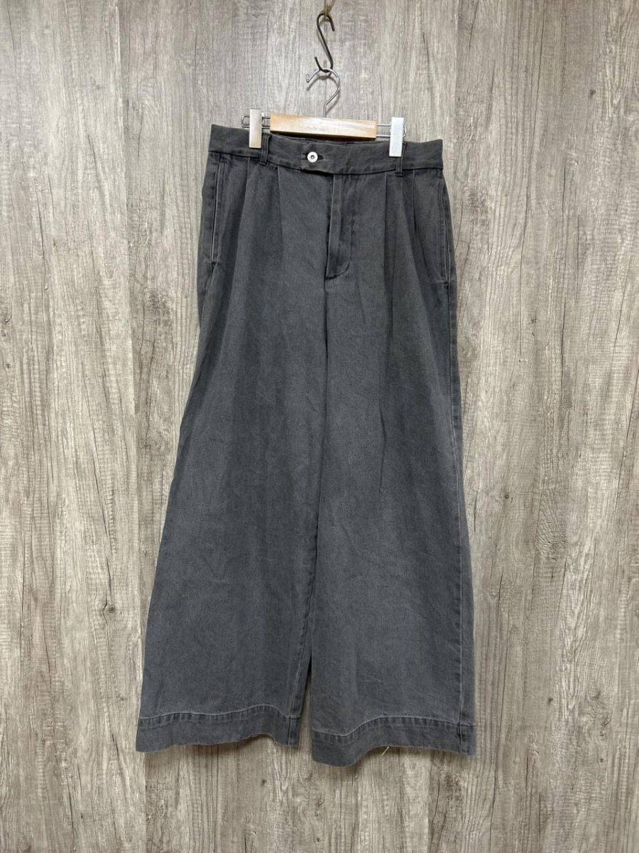SOERTE Flare black fade denim フレアデニムパンツ デニムパンツ size3/− ■■ メンズ拍卖