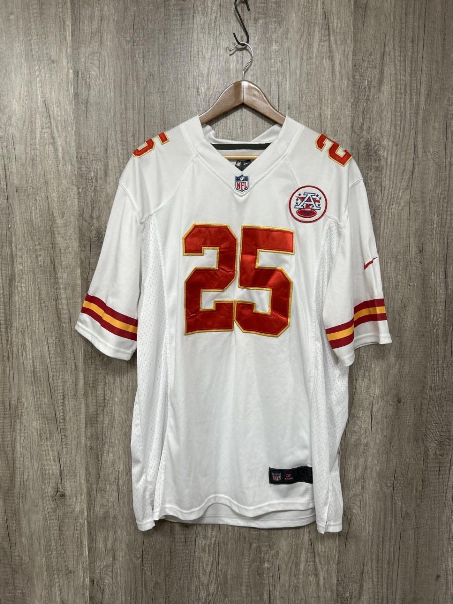 NIKE ナイキ NFL カンザスシティー チーフス #25 ゲームシャツ カットソー sizeF/白 ■■ メンズ拍卖