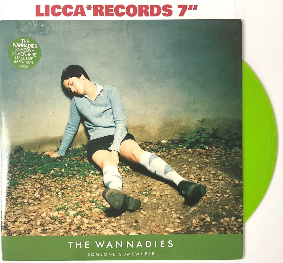 RARE LIMITED NUMBERED The Wannadies - Someone Somewhere UK 1996 ORIGINAL Green Vinyl 美盤 7“ EPレコード LICCA*RECORDS PF503211拍卖