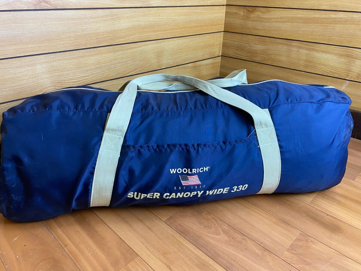 ウールリッチ スーパーキャノピーワイド 330 ドームテント 幅330cm、奥行280cm、高さ190cm 説明書付き キャンプ アウトドア拍卖