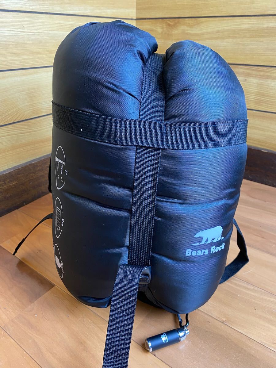 ベアーズロック 寝袋 シュラフ MX-604R レッド 約230cm × 約80 キャンプ アウトドア 拍卖