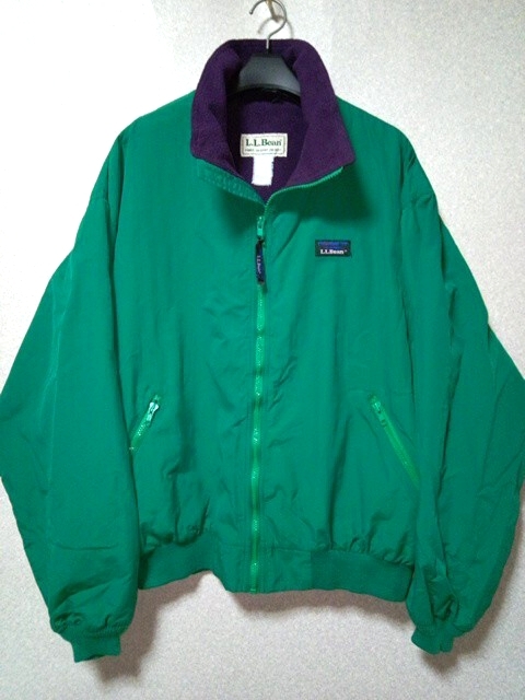 ヴィンテージ 80s 90s L.L.bean Three-Season-Jacket グリーン シェルフリース オールド アウトドア 拍卖