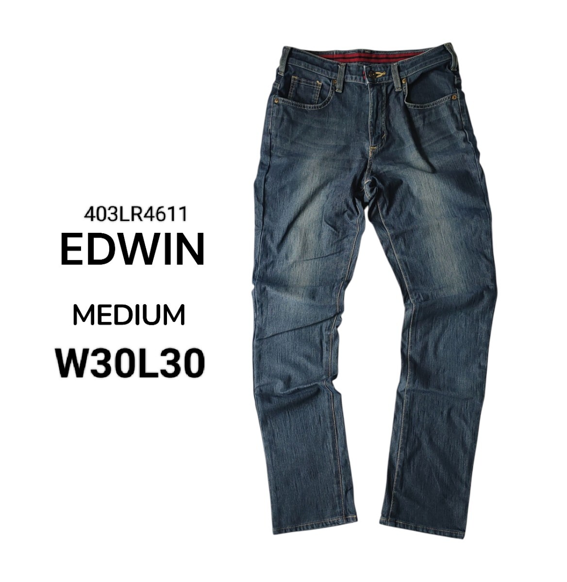 EDWIN エドウィン 403LR 日本製 デニム メンズ Mサイズ W30 ジーンズ デニム デニムパンツ拍卖