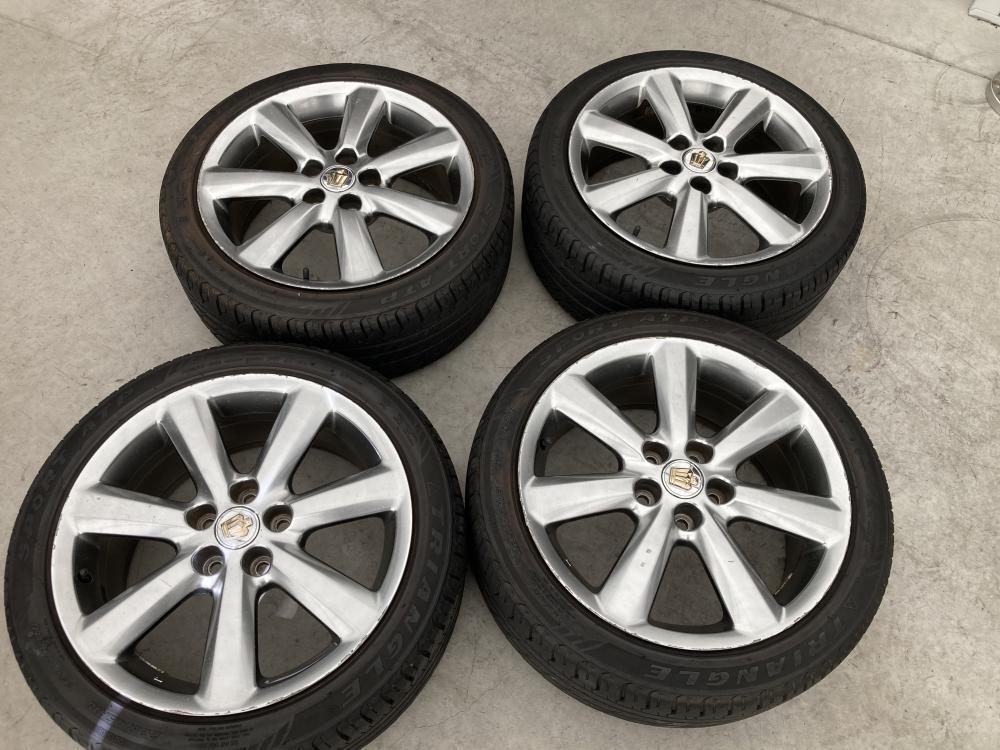 トヨタ純正アルミホイール クラウン系 225/45R18 リム径18(F/R) リム幅8J(F/R) オフセット50(F/R) PCD114.3(F/R) 5H ハブ径6.0(F/R)拍卖