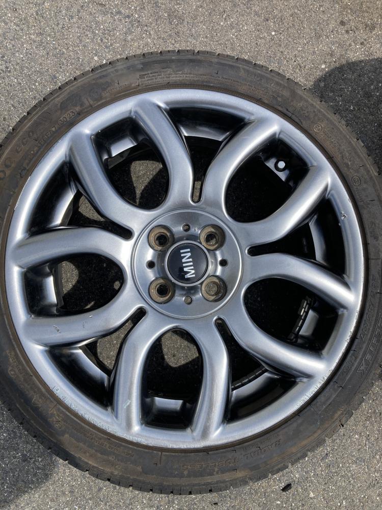 MINI純正ホイール 17インチ 205/45R17 リム径205/45R17(F/R) リム幅7J(F/R) オフセット48(F/R) PCD100(F/R) 4H ハブ径5.6(F/R)拍卖