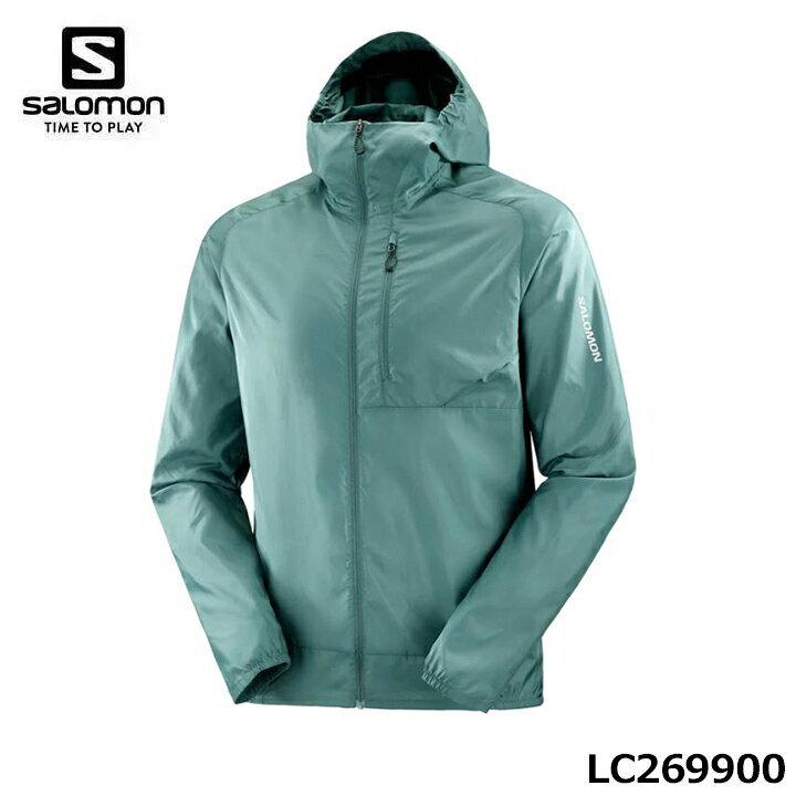 サロモン(SALOMON) BONATTI CROSS(ボナッティ クロス) WIND ウィンドジャケット フード付 Lサイズ グリーン拍卖