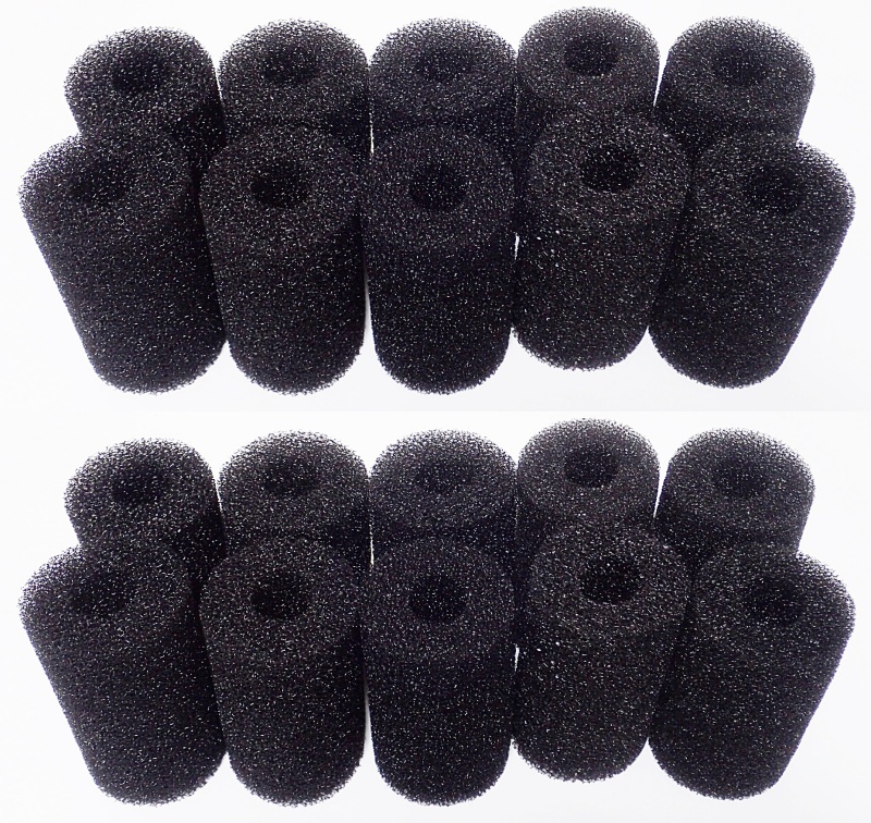 【送料無料】ストレーナー スポンジ 20個 長さ約8cm 穴径1.5cm スポンジフィルター 新品 即決 シュリンプ・メダカ水槽のろ過用に拍卖