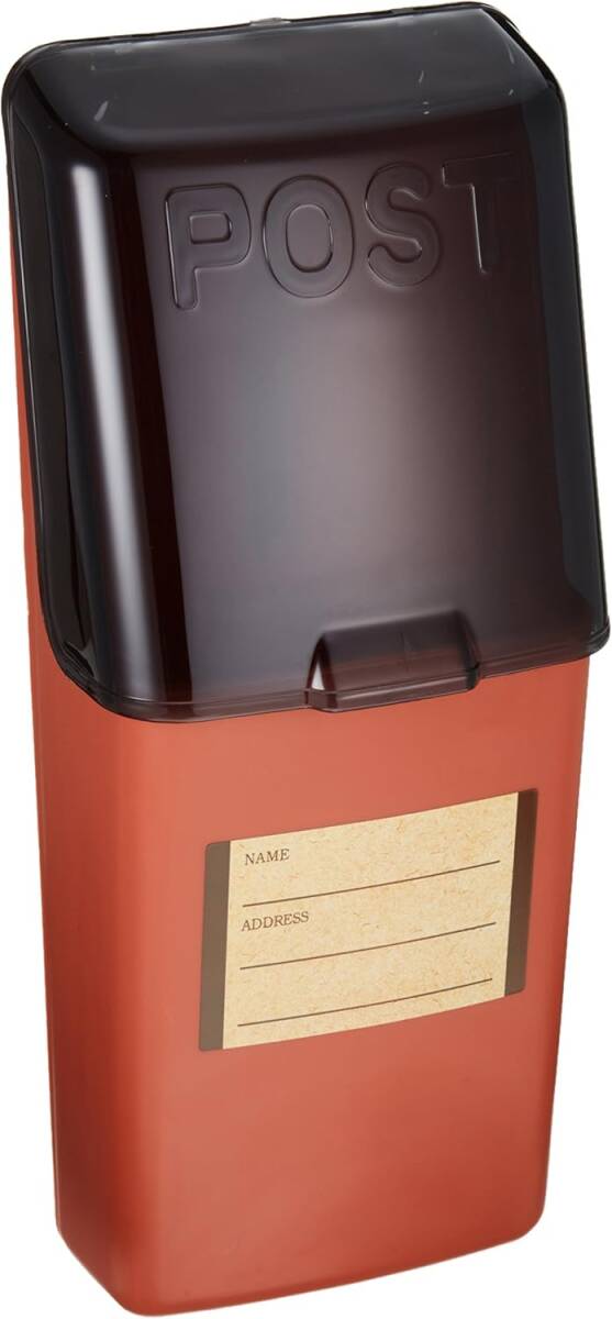 アイリスオーヤマ 郵便ポスト 壁掛けタイプ 薄型 スリムサイズ ねじ付属 雨にも強いオールプラスチック製 幅15×奥行9.5×高さ拍卖