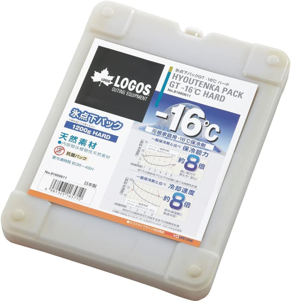ロゴス(LOGOS) 保冷剤 氷点下パック GTマイナス16度 ハード 長時間 防災 日本製拍卖