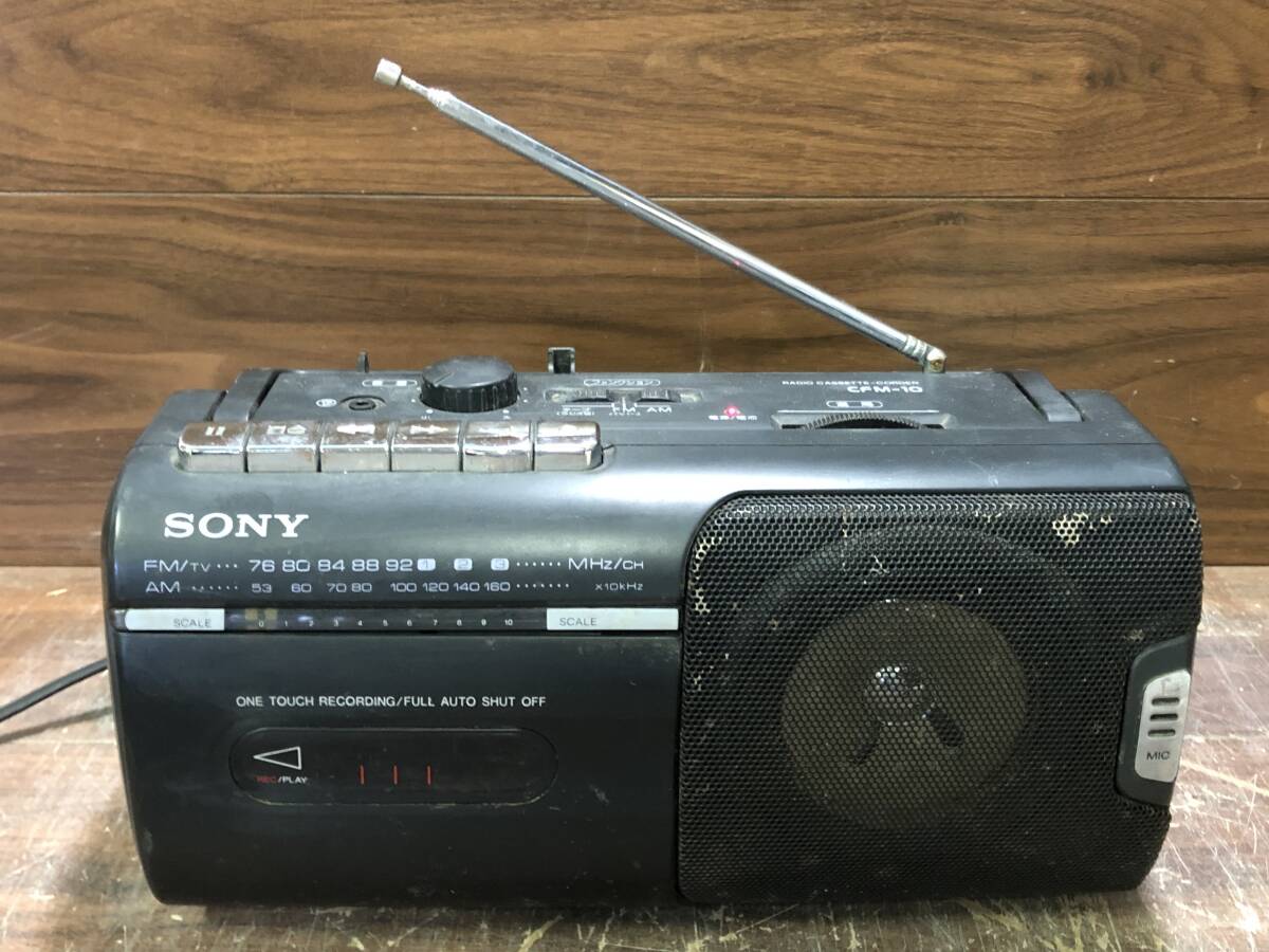 Jラ1450 SONY ソニー ラジカセ CFM-10拍卖