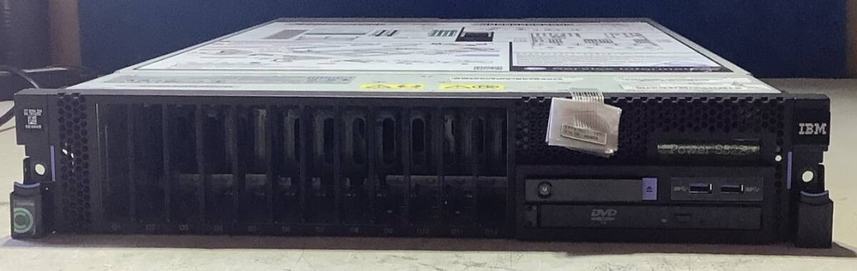 K70926310 IBM Power S822 1点 (ヒートシンクx2基、1400W電源ユニットx2基搭載)【通電OK、複数出品】071104拍卖