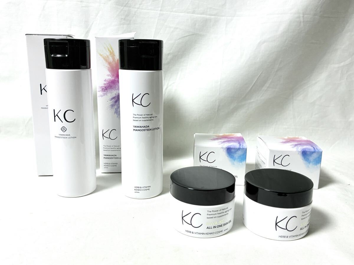 KC やわ肌マンゴスチンローション 化粧水 薬用美白&シワ改善 オールインワンスキンジェル SIWA-KC まとめて (r0912拍卖