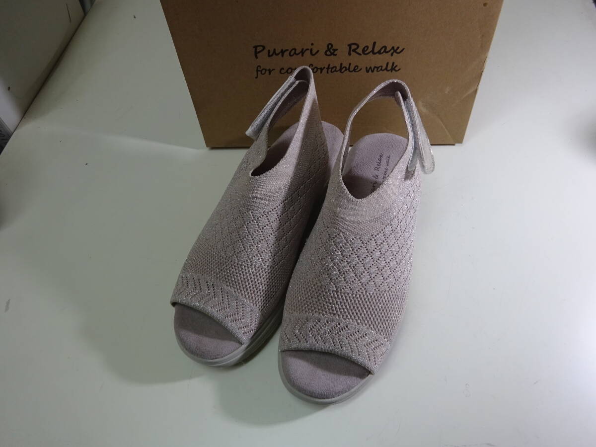 purari&relax レディース サンダル エアークッション 未使用品 LL サイズ25〜25.5cm拍卖