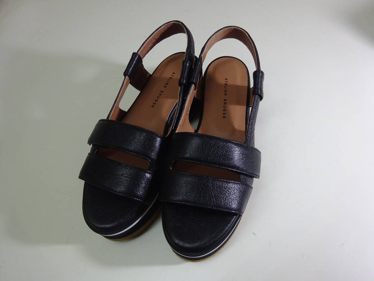 ATELIER BRUGGE レディース コンフォートサンダル 未使用品 本革 サイズ36 日本サイズ23cm拍卖
