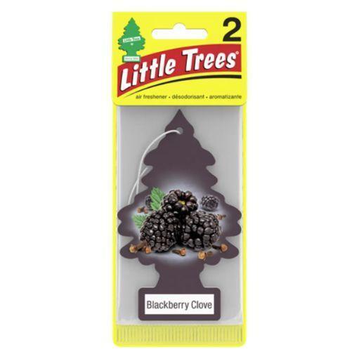 Little Trees リトルツリ― エアフレッシュナー ブラックベリークローブ2枚パック拍卖