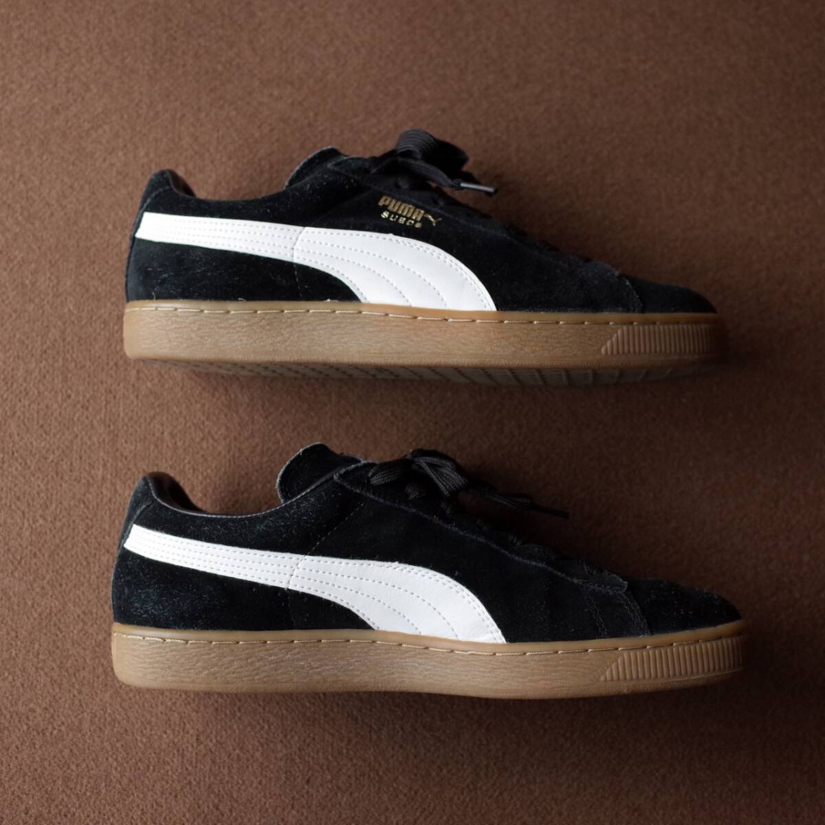 【激レア】 Puma プーマ Suede Classic LTH Black White Gum スエード 黒白 ガムソール 28cm 箱付き拍卖