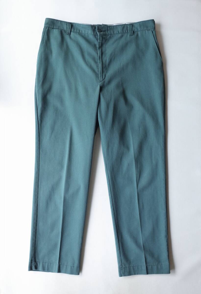 80's ビンテージ USA製 BIG BEN ビッグベン by Wrangler ラングラー ワークパンツ W40×L32 グリーン系 42TALONジッパー拍卖
