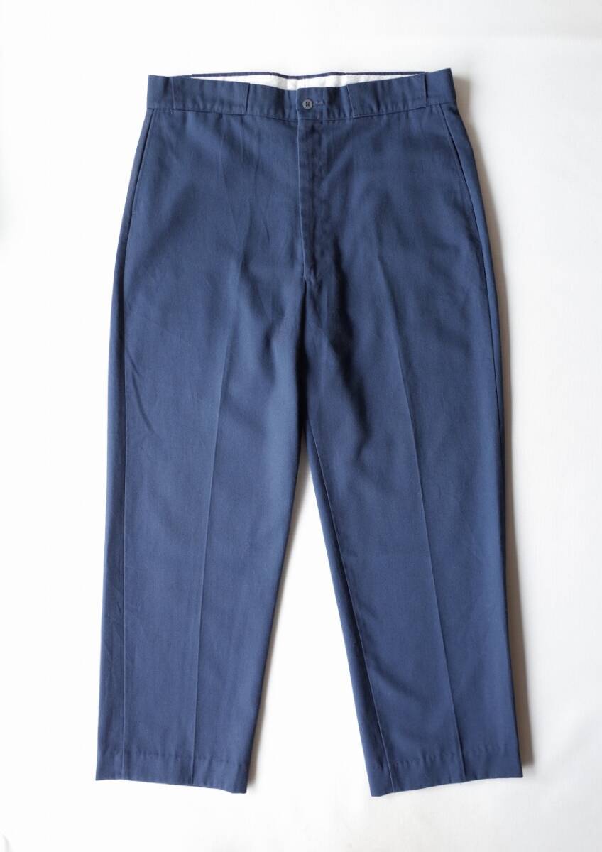 80's ビンテージ OUT BEST ワークパンツ スラックス ネイビー 紺 42TALON ジッパー レトロ USA古着拍卖