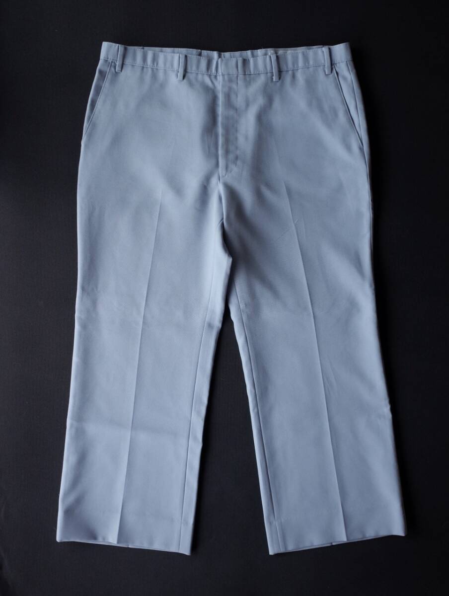 70~80's ビンテージ Levi’s リーバイス アクション スラックス 水色 ブルー フレア TALONジッパー USA古着拍卖