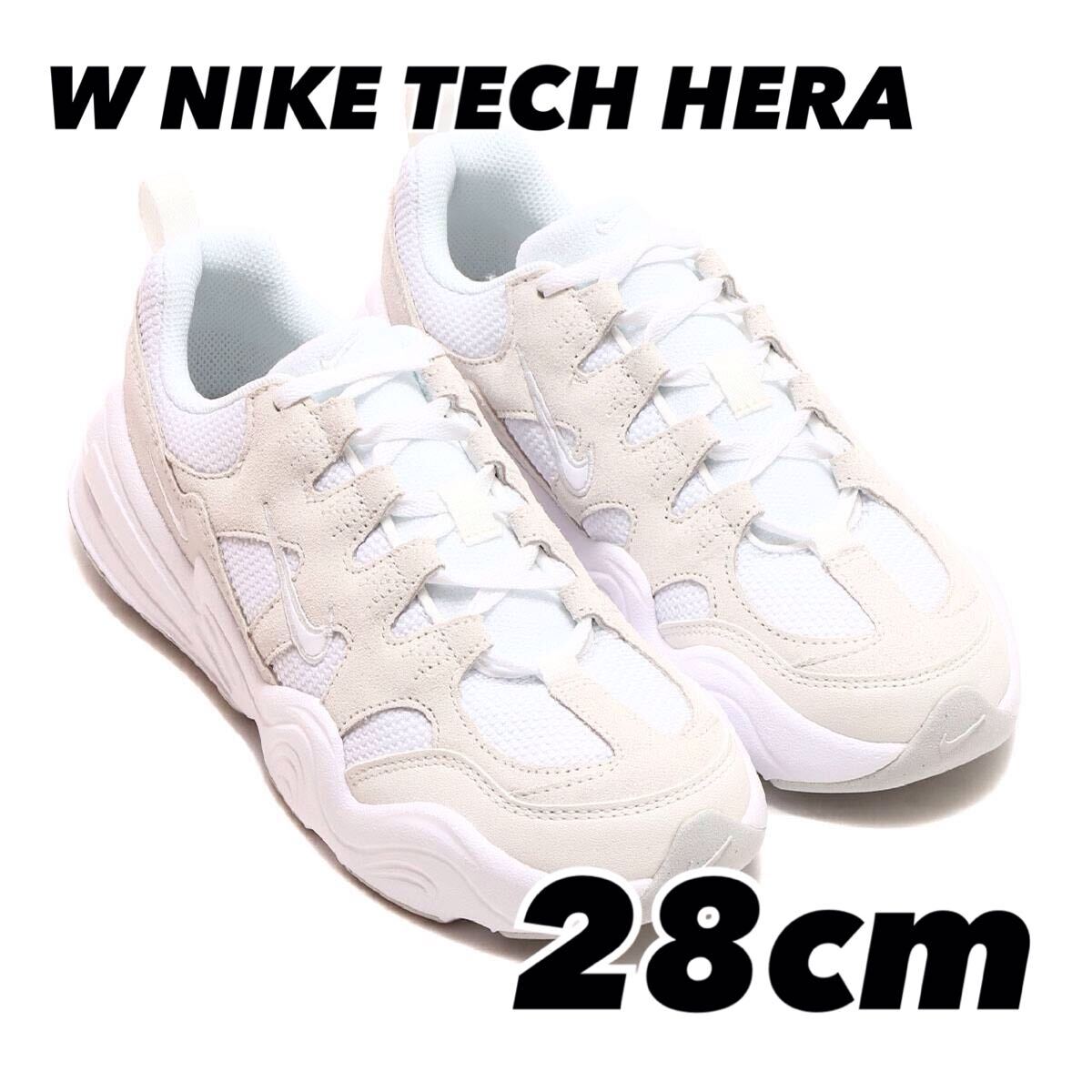 NIKE W TECH HERA ナイキ ウィメンズ テック ヘラ WHITE/WHITE-SUMMIT WHITE-PHOTON DUST dr9761-100 28cm拍卖