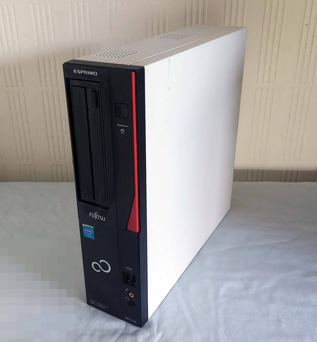 ●富士通 ESPRIMO パソコン D551/GW・FMVD0501HD・ Celeron G1610@2.60GHz/8.00GB●18 拍卖