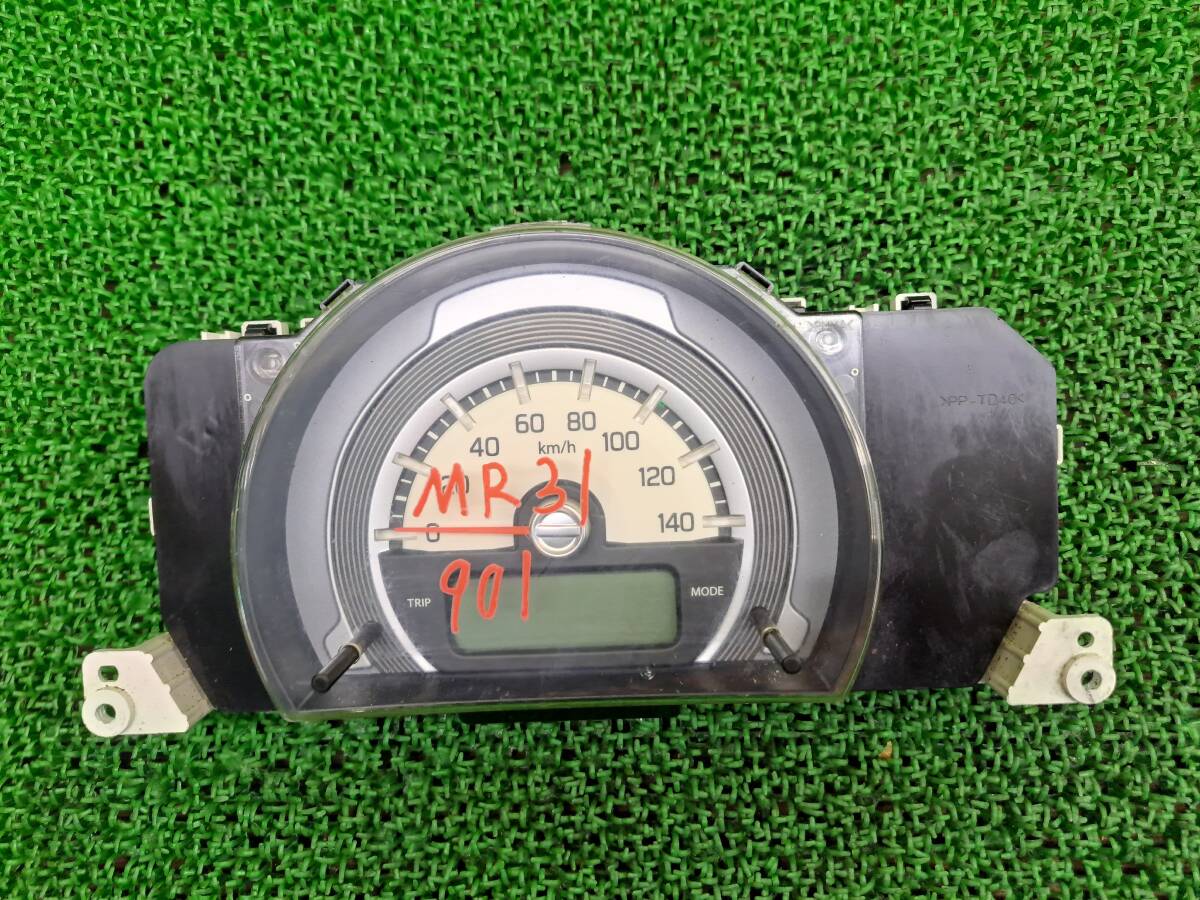 ★ 901 スズキ ハスラー MR31S スピードメーター 速度計 メーターパネル 計器 走行距離不明 34100-65P10/165P0拍卖