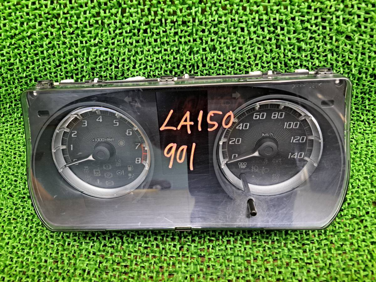 ★ 901 ダイハツ ムーヴ LA150S スピードメーター 速度計 メーターパネル 計器 走行距離不明 83800-BA740拍卖