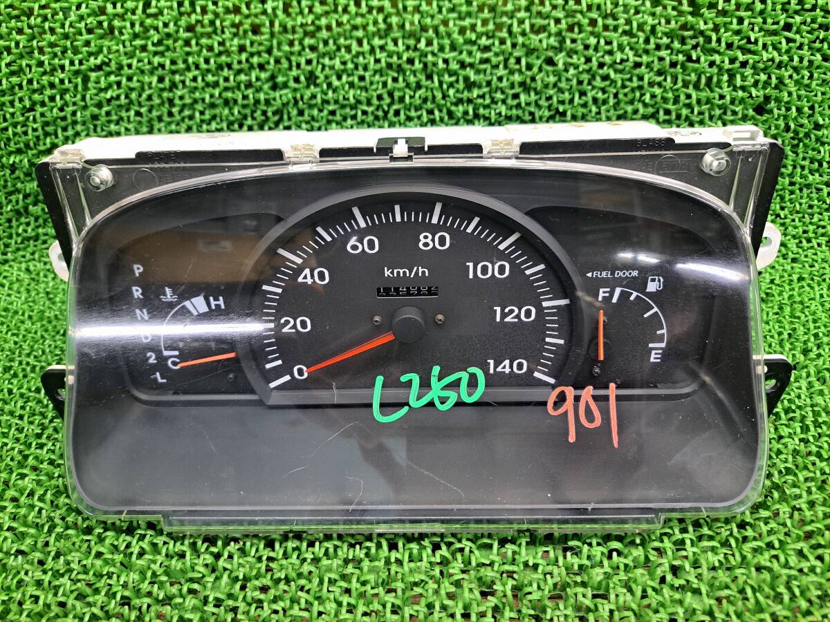 ★ 901 ダイハツ ミラ L250V スピードメーター 速度計 メーターパネル 計器 走行距離114682km拍卖