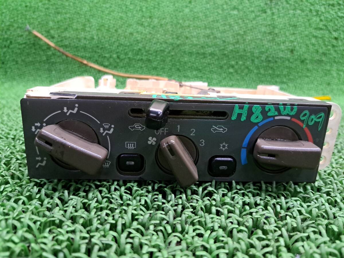 909 三菱 ekワゴン H81W エアコンスイッチ エアコンスイッチパネル AC操作スイッチ ノブ つまみ オッティ H91W拍卖