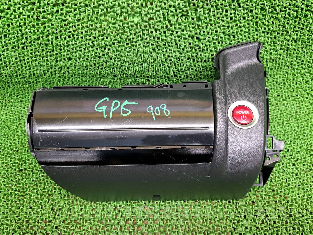 908 ホンダ フィット GP5 純正 エアコンスイッチ パネル オートAC エンジンスタートスイッチ プッシュスタートスイッチ拍卖