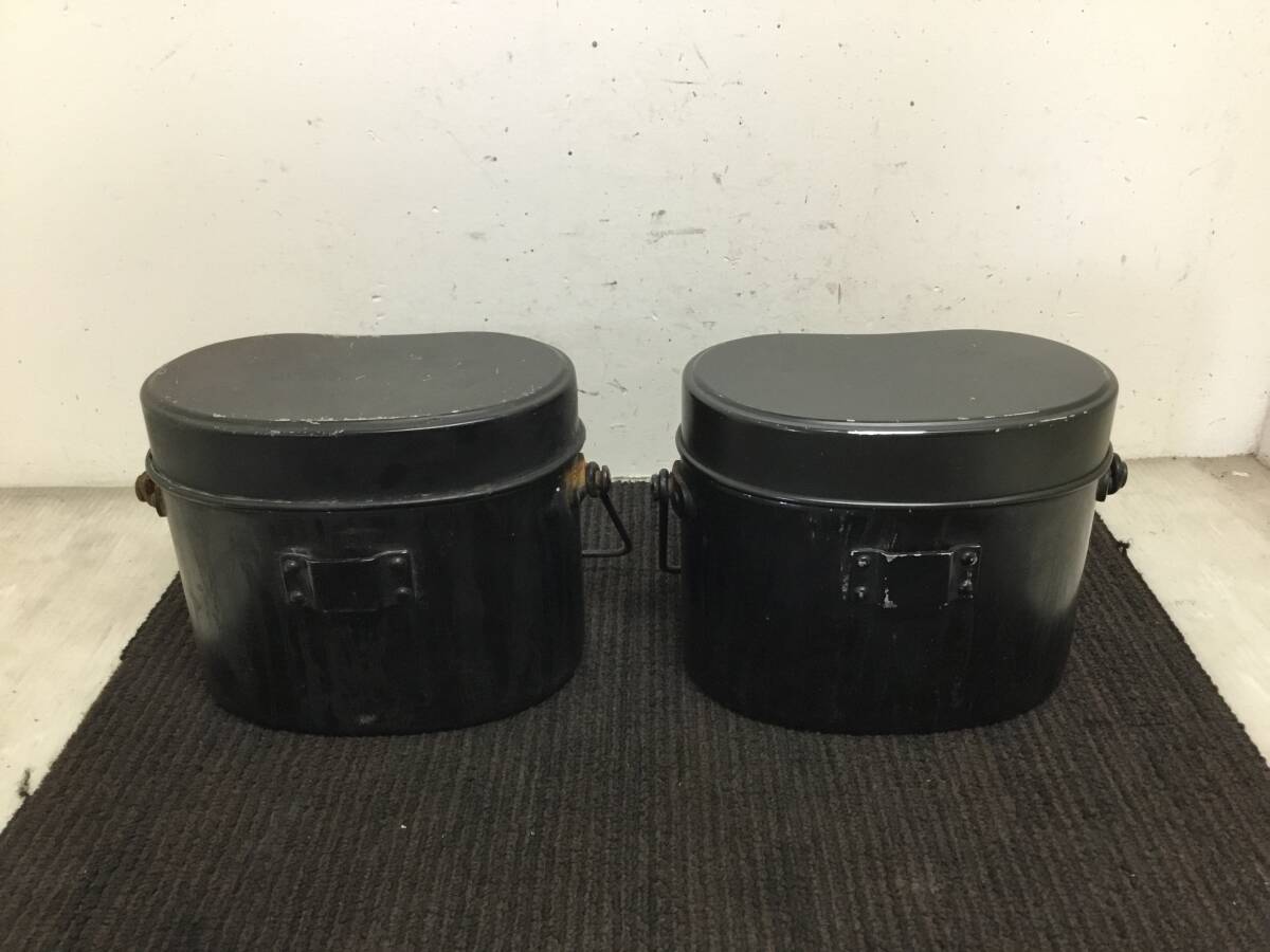△ y 岐阜発/ 飯盒/ 2個セット/ キャンプ/ BBQ/ アウトドア用品/ 飯盒炊爨/ 現状品/ R7.9/17 △拍卖