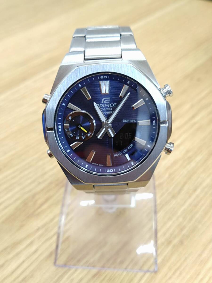 【美品】カシオ エディフィス CASIO EDIFICE ECB-S10 アナデジ 腕時計 メンズ クロノグラフ 現状品拍卖