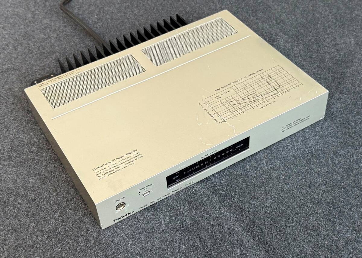 Technics コンサイス パワーアンプ SE-C01 整備品拍卖