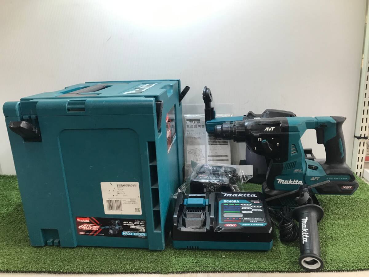 【中古品】makita 28㎜40v充電式ハンマドリル 集じんシステム付 HR001GRDXV ITGDC75SARUK拍卖