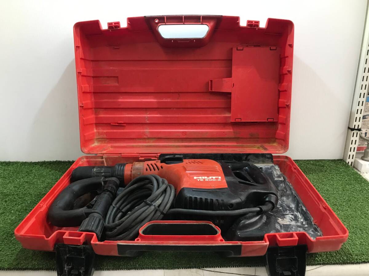 【中古品】HILTI TE500-X 電動ハンマ ITF3FHD587AO拍卖