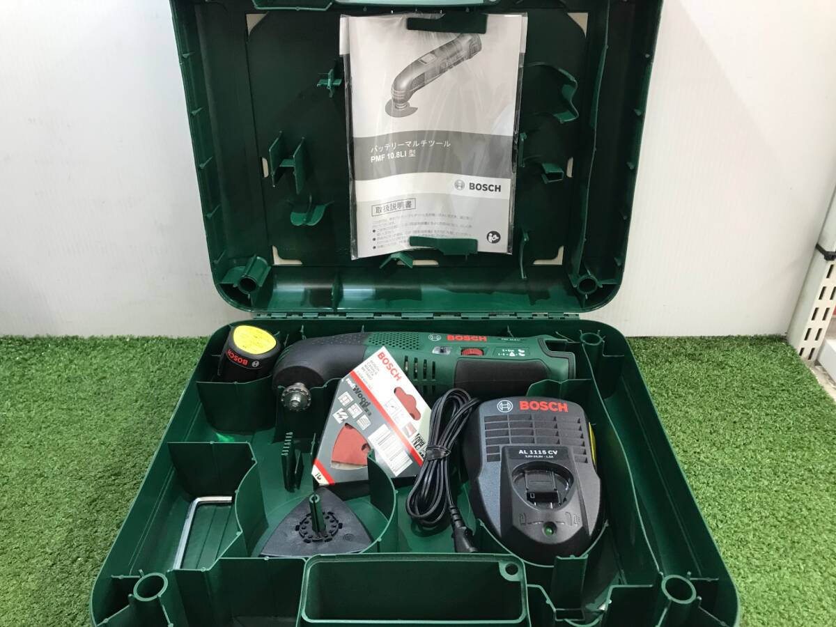 【中古品】BOSCH 10.8Vバッテリーマルチツール PMF10.8LI ITQ11WXR61TO拍卖