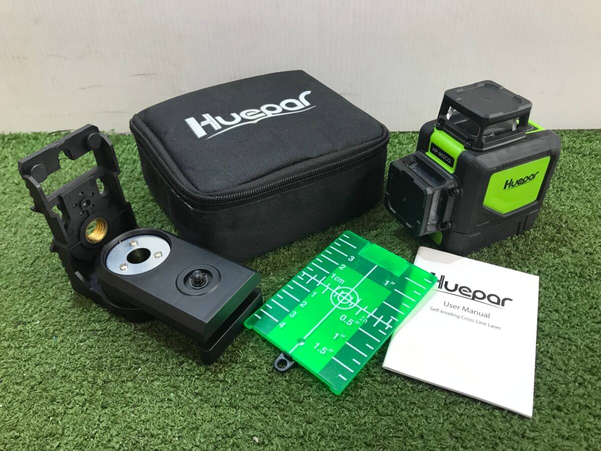 【中古品】Huepar グリーンレーザー墨出し器 902CG IT87MRHT6CIV拍卖