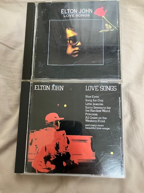 2枚セット【ELTON JOHN エルトン・ジョン / LOVE SONG ラブ・ソング vol.1 - vol.2】国内盤拍卖