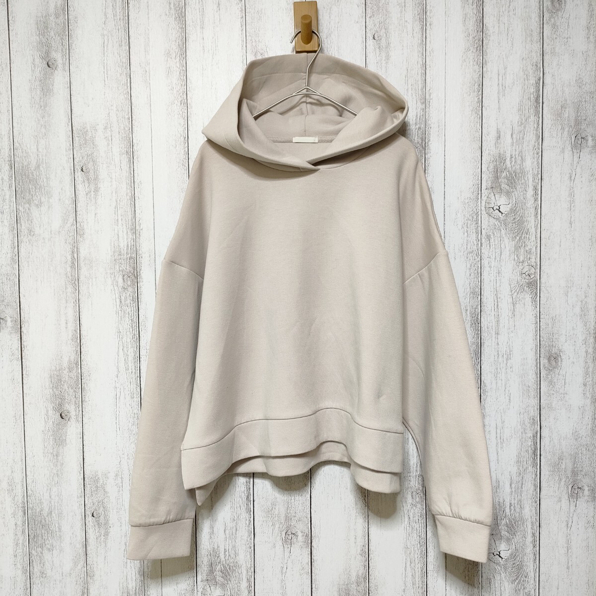 GU ジーユー (L) ダブルフェイス プルパーカー拍卖