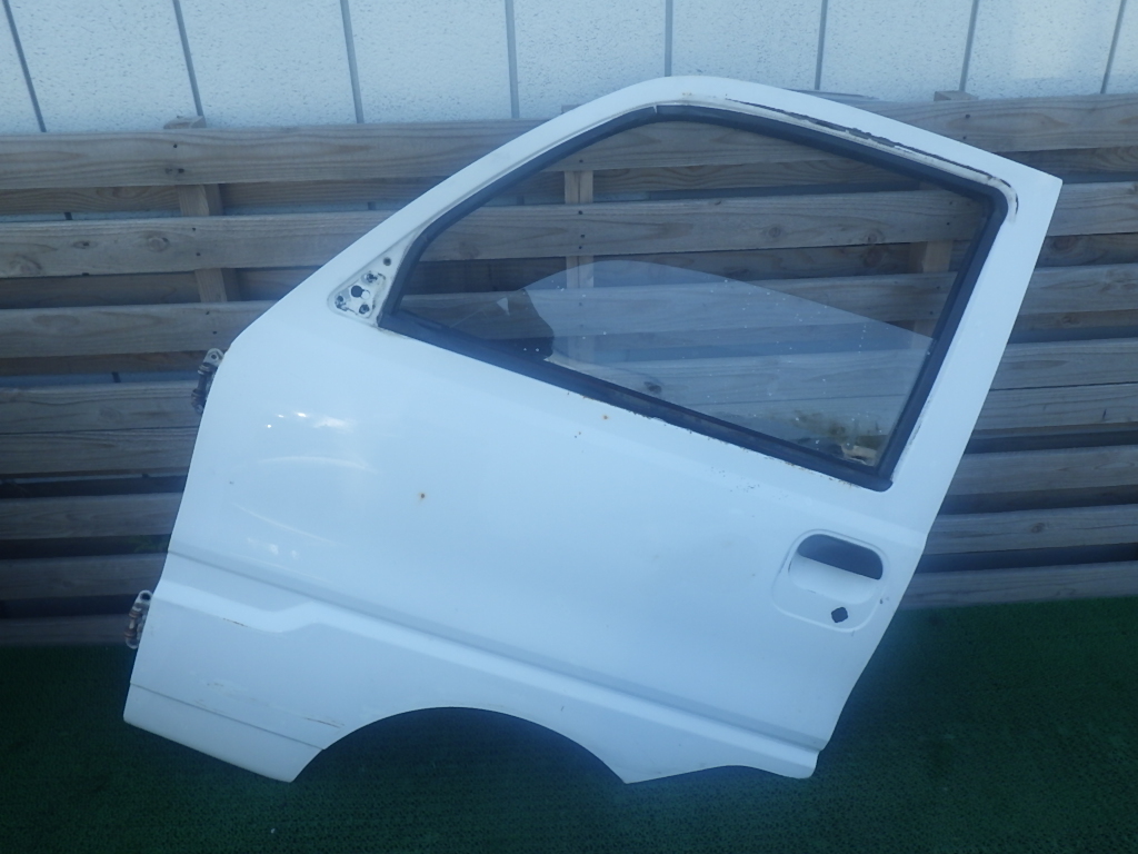 ミニキャブ U42T U41T U41V U42V 左 フロントドア 白 W74拍卖