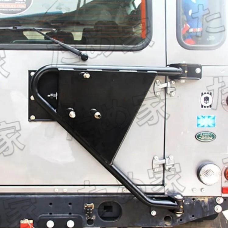 スペアタイヤブラケット 1990年~2016年 ランドローバー ディフェンダー 110/90用 ディフェンダースペアタイヤラック拍卖