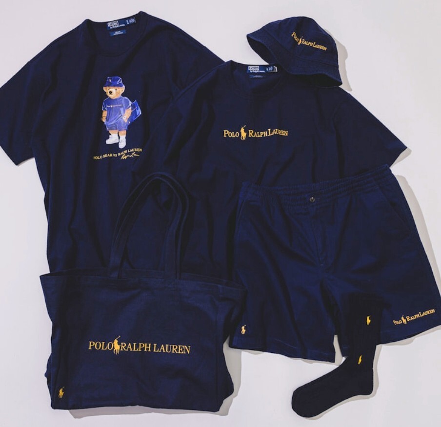 中古 POLO RALPH LAUREN ポロ ラルフ ローレン BEAMS 『Navy and Gold Logo Collection』第3弾 拍卖