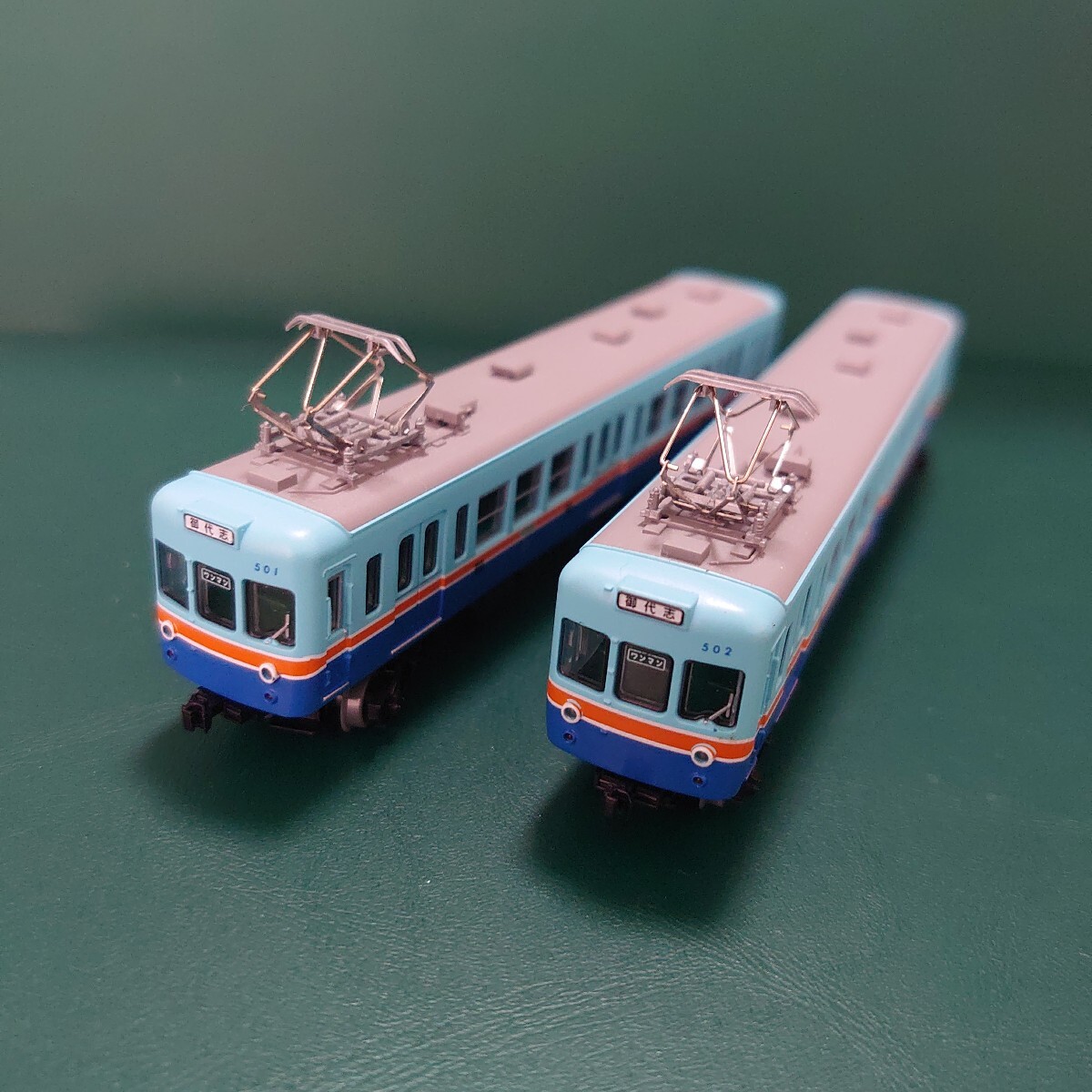 熊本電鉄 501 + 502 2両セット 鉄道コレクション 鉄コレ Nゲージ 鉄道模型 TOMYTEC拍卖