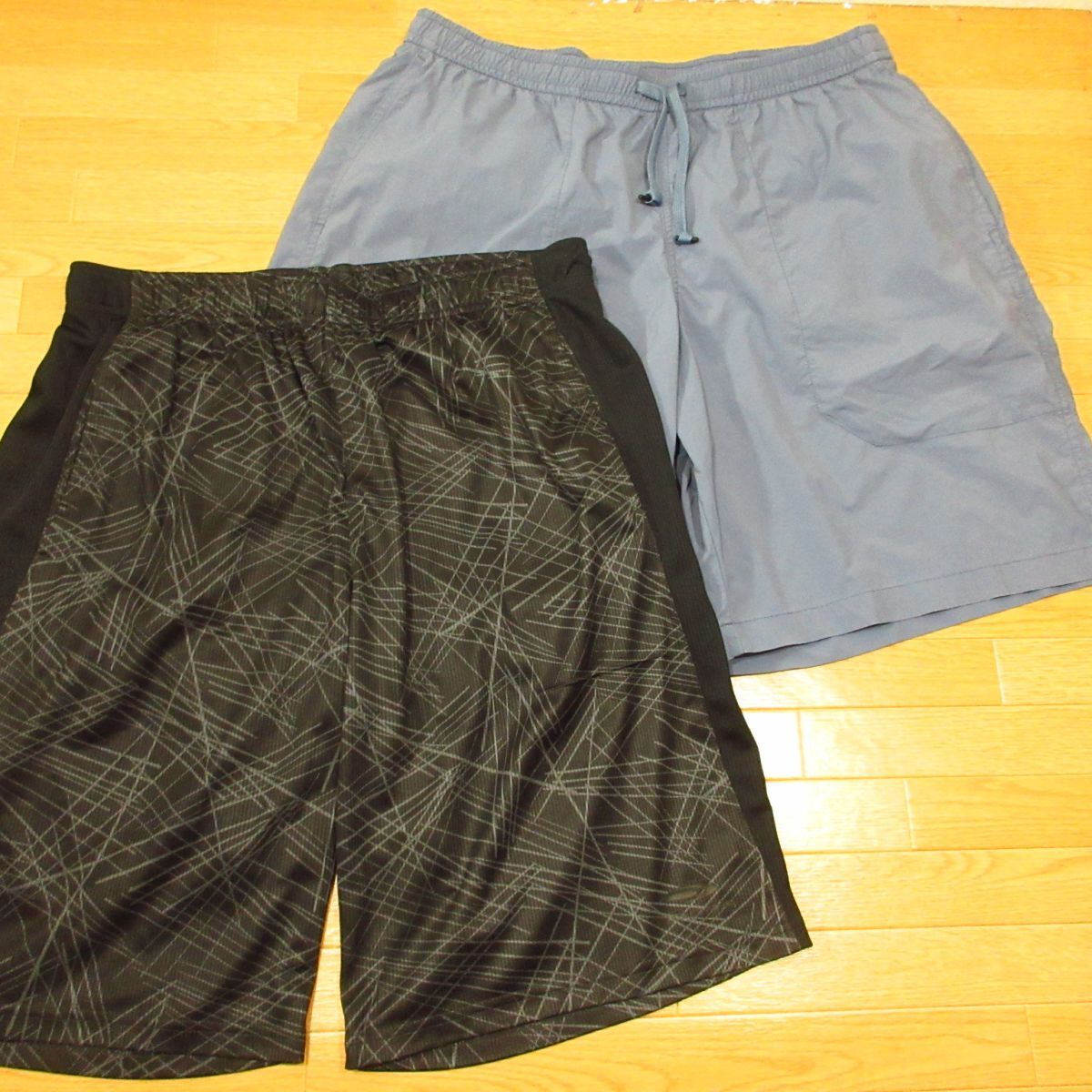 ◎極美品!TIGORA ティゴラ 2XL XXL 2本セット ハーフパンツ ショートパンツ 短パン アウトドア スポーツ メンズ 黒xグレー◆CA1515拍卖