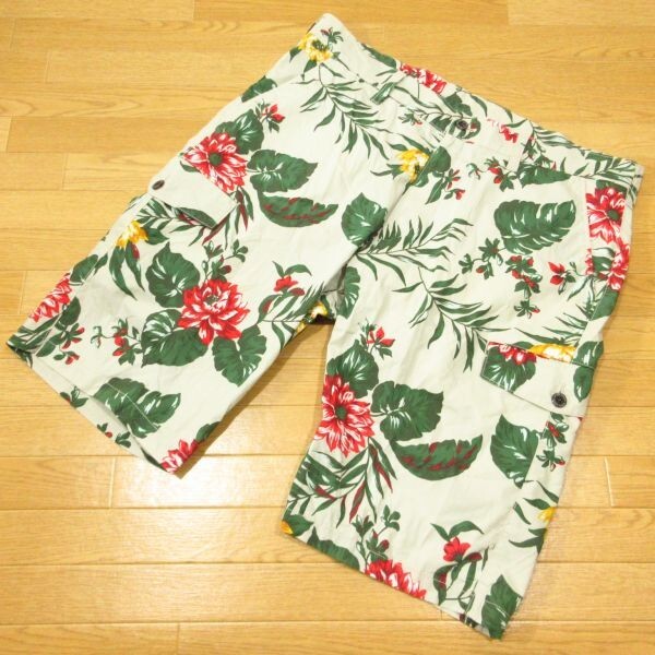 ◎極美品!lecoq sportif GOLF ルコック ゴルフ ハーフパンツ ショートパンツ ショーツ フラワープリント 花柄 メンズ サイズ88◆PA3797拍卖