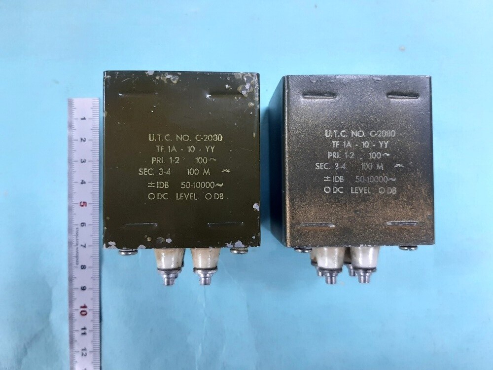 即決あり■小難?あり■UTC C-2080 MCカートリッジ用 昇圧トランス/インプットトランス 2個1組拍卖