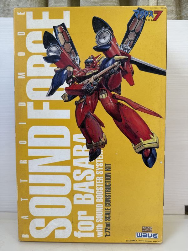 1/72 VF-19改 ファイヤーバルキリー withサウンドブースター バトロイド ソフトビニール/プラスチック製組立キット マクロス7 WAVE 未組立拍卖