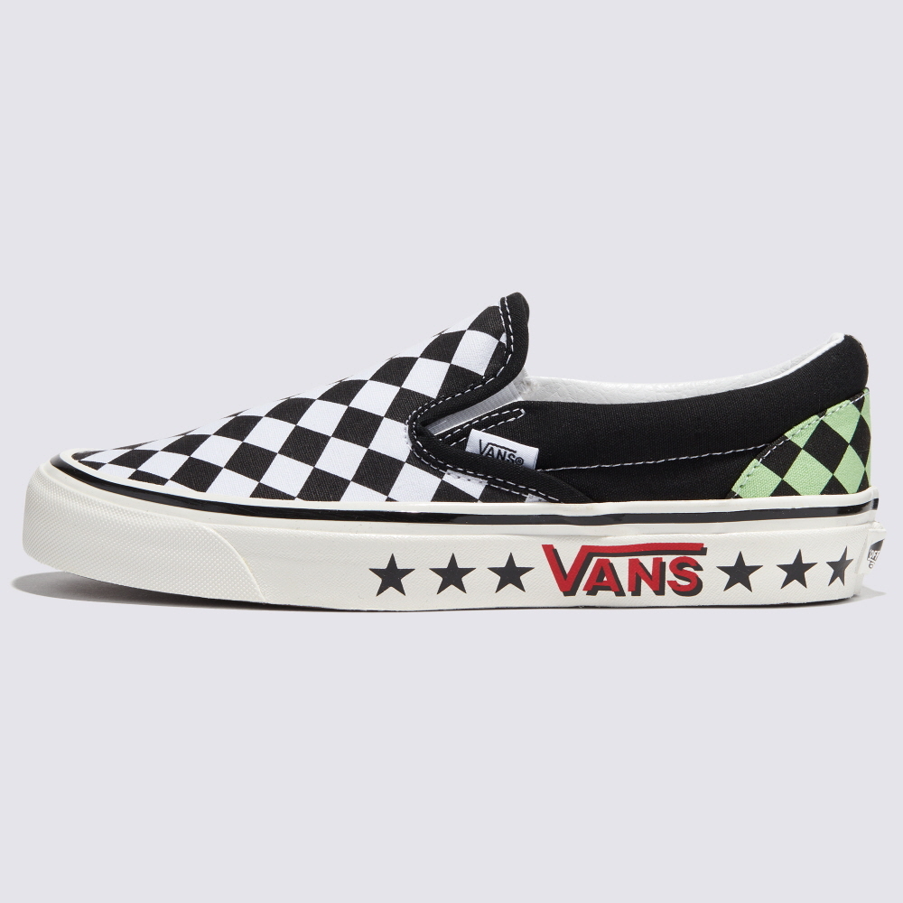 新品未使用 送料無料 VANS バンズ ヴァンズ SLIP-ON US9 27cm チェッカーボード ファクトリー クラシック スリッポン 98 DX BLACK/WHITE 2拍卖