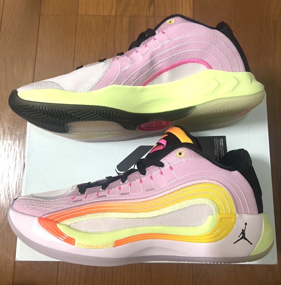 28.0cm ナイキ ジョーダン ルカ 4 PF JORDAN LUKA 4 Gone Fishing ピンク ブラック バスケットボールシューズ チャームなし拍卖