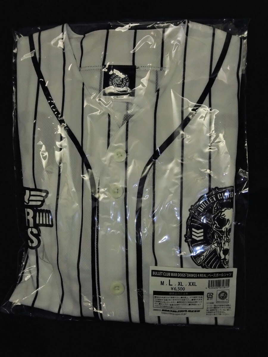 新日本プロレス バレットクラブ ウォードッグス ベースボールシャツ Lサイズ拍卖